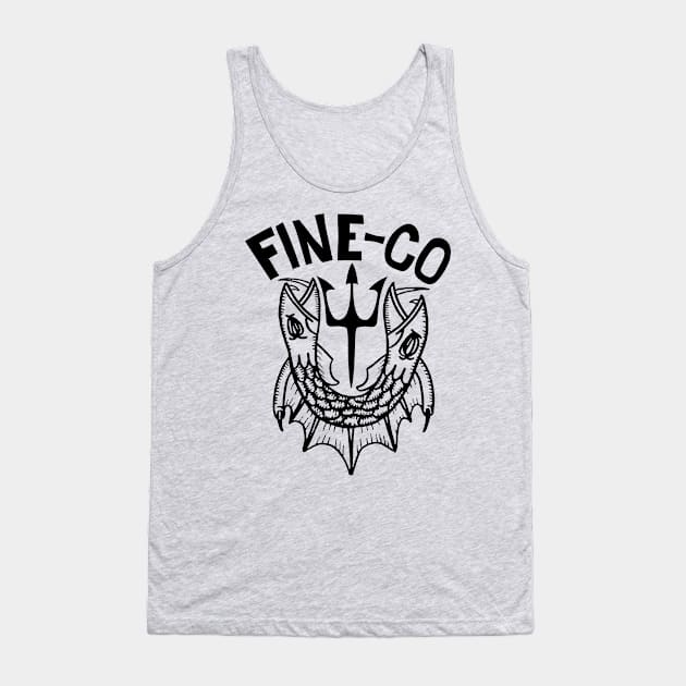 2 Headed Fine-Co logo Tank Top by Fine-co